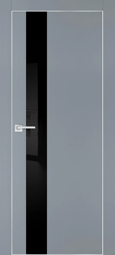 Фото Межкомнатная дверь PX-10  AL кромка с 4-х ст. Серый матовый