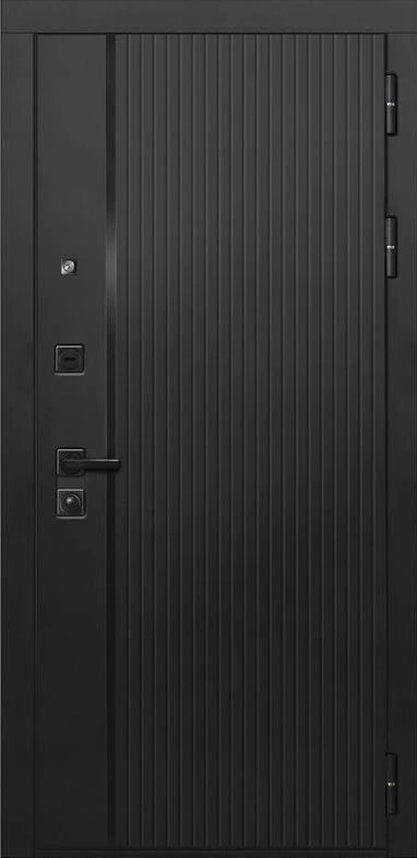 Входная дверь ДвериПРО L-45 ПВХ 10мм Астрод Velutto Bianco DPRO201285 внешняя сторона