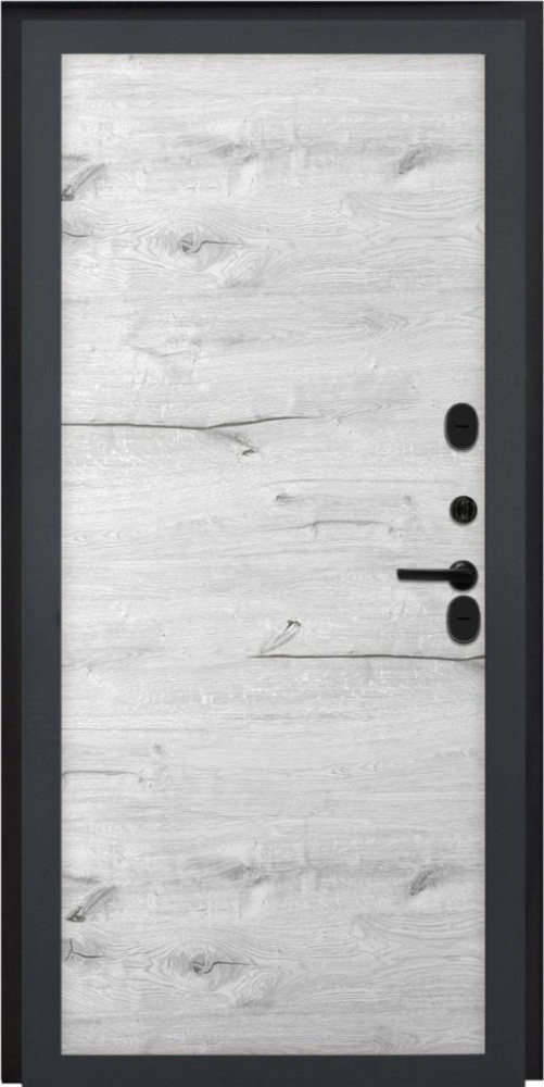 Входная дверь ДвериПРО L-43 Без фрезеровки Дуб арктик горизонт DPRO196710 внутренняя сторона