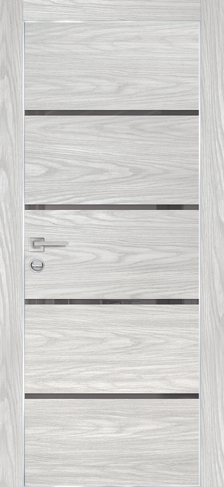 Фото Межкомнатная дверь PX-17  AL кромка с 4-х ст. Дуб скай бежевый
