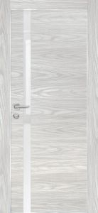 Межкомнатная дверь PX-8  AL кромка с 4-х ст. Дуб скай бежевый