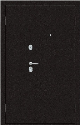 Дверь Браво Optim X-2 7 см Антик Медный/Белый клен