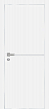 Межкомнатная дверь PX-19 AL кромка с 4-х ст. Белый матовый